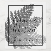 シダ ワインラベル (シングルラベル)