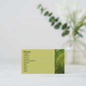 シダ 名刺 (スタンド正面)