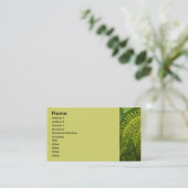 シダ 名刺 (スタンド正面)