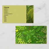 シダ 名刺 (正面/裏面)