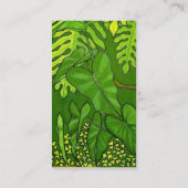 シダ 名刺 (裏面)