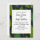 シダ 招待状 (正面)