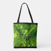 シダ， 1ヨハネ1:9 トートバッグ (裏面)