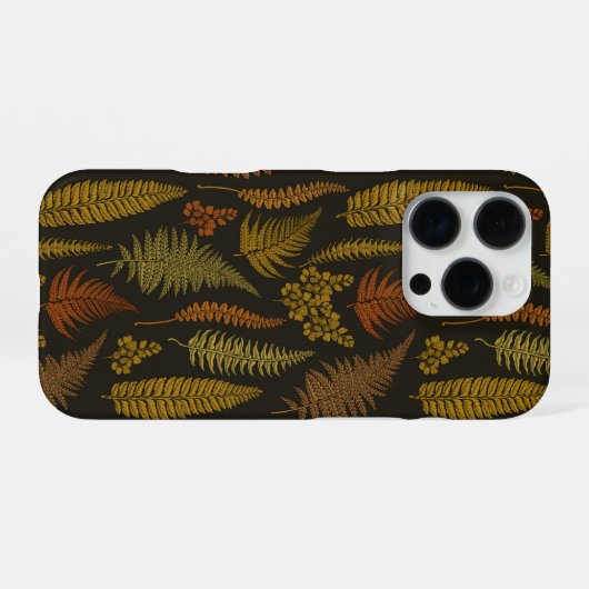 シダ 3 iPhoneケース (裏面横)