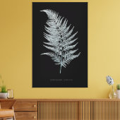 シダ – Gymnogramma Ochracea - X線効果 – 02 キャンバスプリント (インサイチュ (リビング))