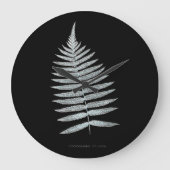 シダ – Gymnogramma Villosa - X線効果 – 06 ラージ壁時計 (正面)