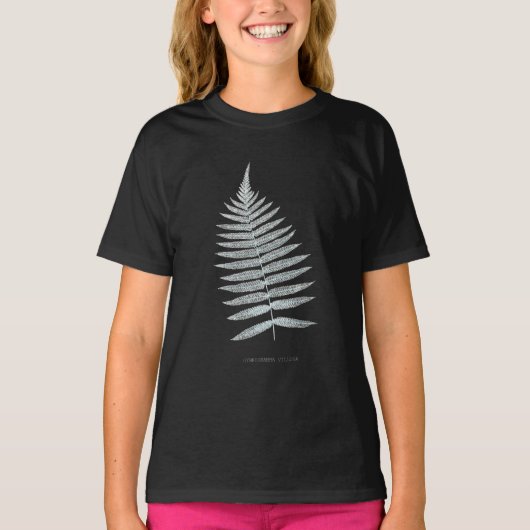 シダ – Gymnogramma Villosa - X線効果 – 06 Tシャツ (正面)
