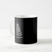 シダ – Polypodyum Fraxinifolium - X線効果–08 コーヒーマグカップ (正面左)