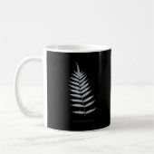 シダ – Polypodyum Fraxinifolium - X線効果–08 コーヒーマグカップ (左)
