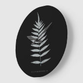 シダ – Polypodyum Fraxinifolium - X線効果–08 ラージ壁時計 (傾斜)