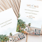 シチェス スペイン デスティネーション ウェディング セーブ・ザ・デート 招待状