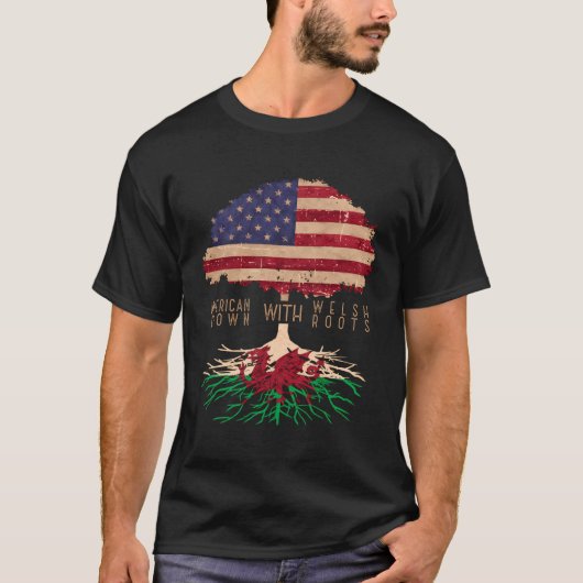 シチズンシップアメリカウェールズ国家プライド遺産 Tシャツ (正面)