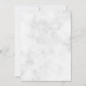 シチメンチョウの七面鳥の感謝祭のディナーパーティー 招待状 (裏面)