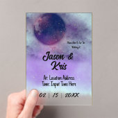 シチュアルなアクリル結婚式招待状 アクリル招待状 (インサイチュ (ポータブル))