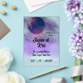 シチュアルなアクリル結婚式招待状 アクリル招待状 (インサイチュ (ウェディング))