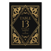 シチュアルアールヌーボータロット結婚ゴシック テーブルナンバー (正面)