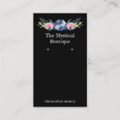 シチュアルトリプルムーンイヤリングジュエリーディスプレイ 名刺 (正面)