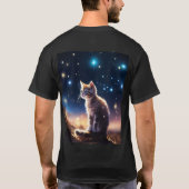 シチュアル・ヒゲ：子猫の旅 Tシャツ (裏面)