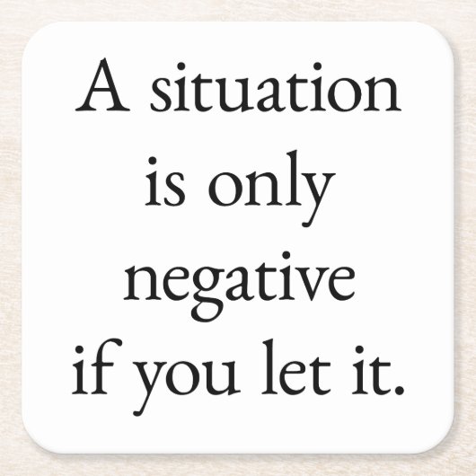 シチュエーション紙コースター スクエアペーパーコースター (正面)