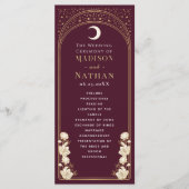 シチュラルクランベエレガントリー結婚アールヌーボー プログラム (正面)