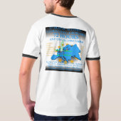 シチューの最終的なヨーロッパのはしご酒のワイシャツ Tシャツ (裏面)