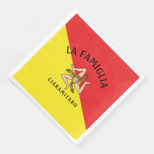 シチリはっきりしたー国旗の赤と黄 (コーナー)