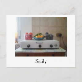 シチリアのはがき – 夏の果物 シーズンポストカード