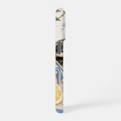 シチリアのイワシの水彩画 iPhoneケース (右側面)