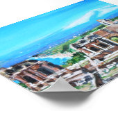 シチリアのギリシャ劇場 – ポスター (角)