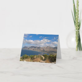 シチリアのコーストカード。あなた空白の自身のメッセージのために カード