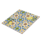 シチリアのタイル、マジョリカ、レモン、 タイル (側面)