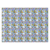 シチリアのタイル，マジョリカ，レモン，柑橘類 テーブルクロス (正面(横))