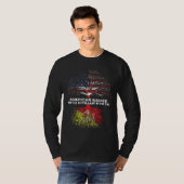 シチリアのルーツで育ったアメリカ人 Tシャツ (正面フル)