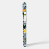 シチリアのレモンと花のヴィンテージタイルのパターン Case-Mate iPhoneケース (裏面 / 左)