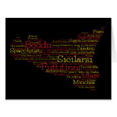 シチリアの地図 (正面横)