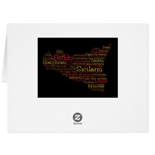 シチリアの地図 (裏面横)