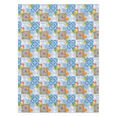 シチリアの太陽、レモン、マジョリカ、 テーブルクロス (正面)