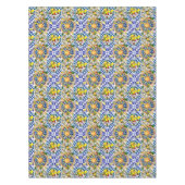 シチリアの太陽、レモン、地中海のタイル、 テーブルクロス (正面)