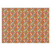 シチリアの太陽、半月、夏、マジョリカ、レモン、 テーブルクロス (正面(横))