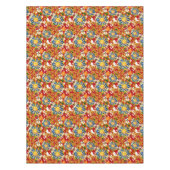 シチリアの太陽、半月、夏、マジョリカ、レモン、 テーブルクロス (正面)