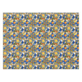 シチリアの太陽、半月、夏、マジョリカ、レモン、 テーブルクロス (正面(横))