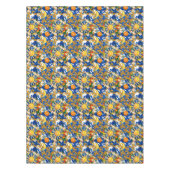 シチリアの太陽、半月、夏、マジョリカ、レモン、 テーブルクロス (正面)