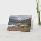 シチリアの海岸カード。あなた自身のメッセージを記入してください。 カード (正面)