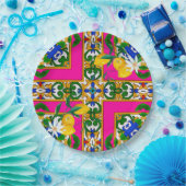 シチリアの瓦，モザイク，バロック， ペーパープレート (パーティー)