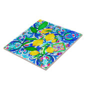 シチリアの瓦，レモン，モザイク，マジョリカ， タイル (側面)