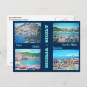 シチリアの風景 – はがき (正面/裏面)