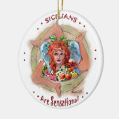 シチリアはセンセーショナルだ セラミックオーナメント (左)