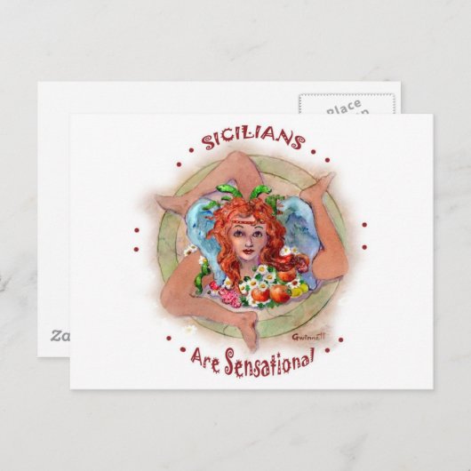 シチリアはセンセーショナルだ ポストカード (正面/裏面)