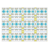 シチリアイタリアンン，スタイル，マジョリカ模様      テーブルクロス (正面(横))