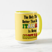 シチリアイタリアン人より良い マグカップ (正面右)